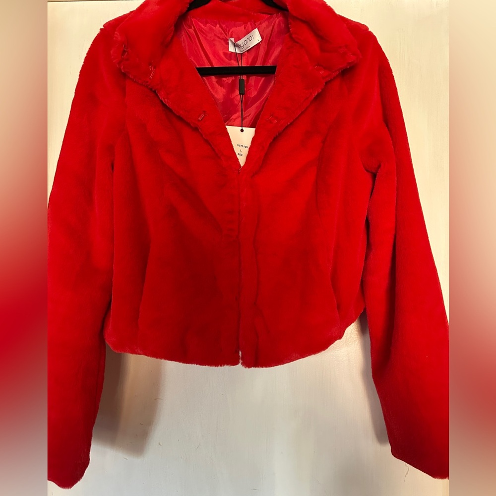 Ebby & I Faux Fir Jacket